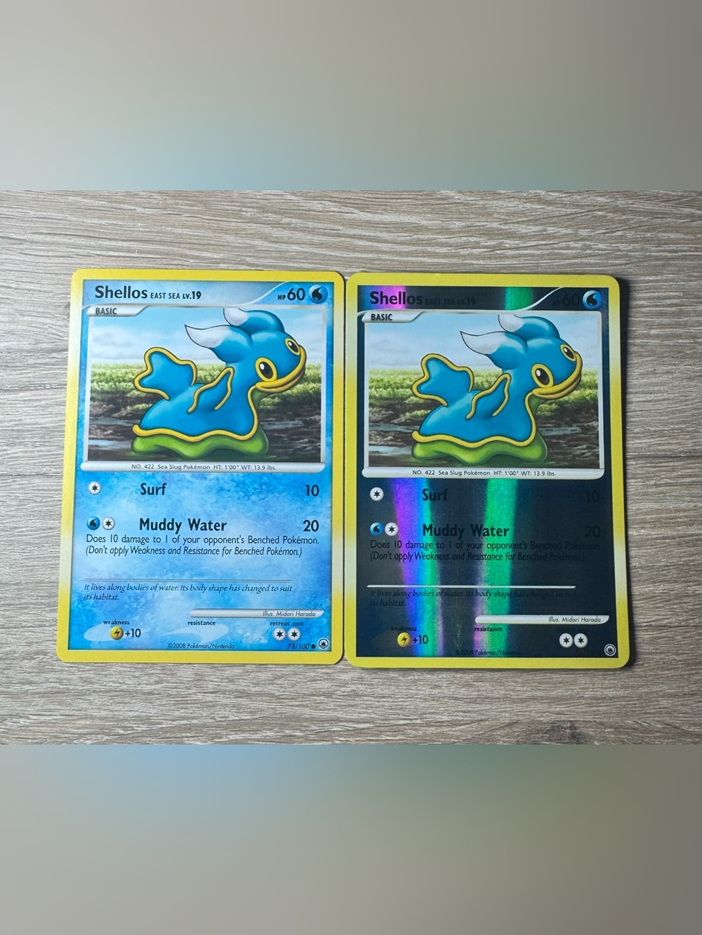 Shellos East Sea #73/Pokemon Majestic Dawn